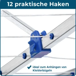 BLOME Wäschespinne Standard Medium Plus - Inkl. Bodenhülse Mit Deckel, Wäscheschirm Mit 60m Wäscheleine, Hochwertig & Stabil, Germany 13 BLOME Wäschespinne Standard Medium Plus - Inkl. Bodenhülse Mit Deckel, Wäscheschirm Mit 60m Wäscheleine, Hochwertig & Stabil, Germany -Haushaltswaren Store 177729eecc219187133c40fd78d56503