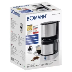 Bomann Thermo-Kaffeeautomat KA 6037 CB Edelstahl/schwarz 19 Bomann Thermo-Kaffeeautomat KA 6037 CB Edelstahl/schwarz -Haushaltswaren Store 17c3841ac25ed87e4b988e831c7b8876
