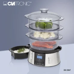 Clatronic Dampfgarer 800 W DG 3547 -Haushaltswaren Store 18b46ac587205bbeb873fc0727dc9103