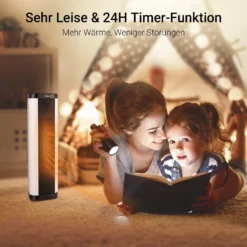 Midea NTH20-17BR Keramik Heizlüfter 2000W Mit Thermostat, Oszillation, 2 Heizstufen, Heizung Mit Ventilator, ECO-Modus, 24H Timer, Integrierter Tragegriff, Horizontales Erhitzen, PTC Heizgerät 17 Midea NTH20-17BR Keramik Heizlüfter 2000W Mit Thermostat, Oszillation, 2 Heizstufen, Heizung Mit Ventilator, ECO-Modus, 24H Timer, Integrierter Tragegriff, Horizontales Erhitzen, PTC Heizgerät -Haushaltswaren Store 18c0f68d7410d0219fe20ead15a7047e