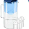 Wessper Glas Wasserfilter 2,5 L Mit 4 Filterkartuschen, Kompatibel Mit Brita Classic-Blau -Haushaltswaren Store 18e2d2dc663bc44e7c865914391301a2