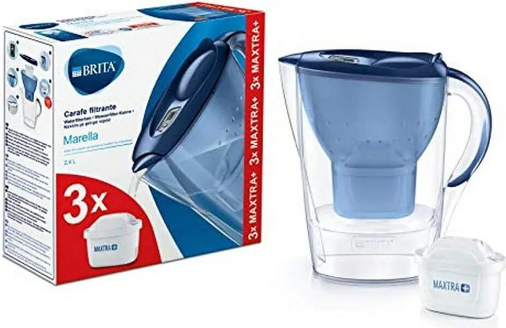Brita Fill & Enjoy Starterpaket Marella Cool, Gesamtvolumen 2,4 L (gefiltertes Wasser 1,4 L), Incl. 3 Kartuschen MAXTRA+ , Farbe Anthrazit 14 Brita Fill & Enjoy Starterpaket Marella Cool, Gesamtvolumen 2,4 L (gefiltertes Wasser 1,4 L), Incl. 3 Kartuschen MAXTRA+ , Farbe Anthrazit – Bild 12