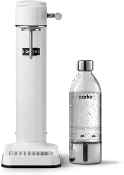 AARKE Wassersprudler Carbonator 3 White Weiss Mit PET Flasche Edelstahlgehäuse -Haushaltswaren Store 19d72301fb5e63d20b2f58b007eaf8f1