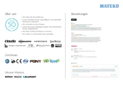Blaupunkt Klimagerät ARRIFANA 1414L, Mobile Klimaanlage Für Zuhause, Büro Oder Wohnwagen, Wohnmobil [Energieklasse A/A+]. 14000 BTU (4 KW) -Haushaltswaren Store 1a4182f6a607a464822bc7b565271fc7