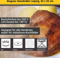 Karl Krüger 23042 Aluguss Gansbräter Leipzig 42 Cm, Schwarz 15 Karl Krüger 23042 Aluguss Gansbräter Leipzig 42 Cm, Schwarz -Haushaltswaren Store 1aa69d9de716357d749d3f9b76797287