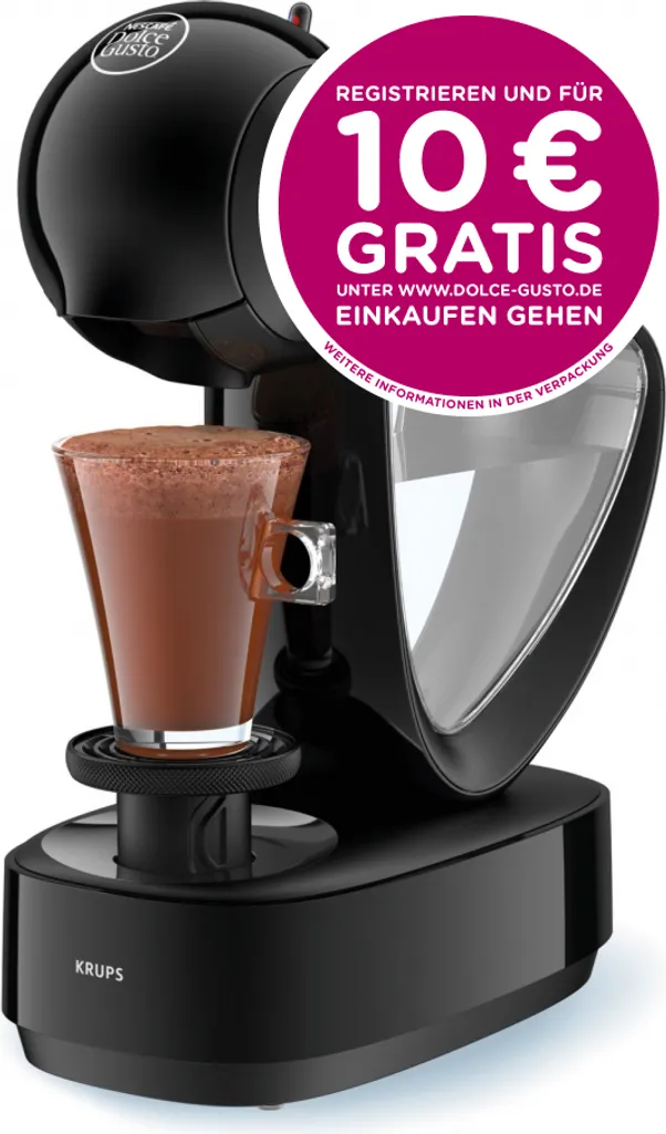 Krups Espressomaschine NESCAFÉ® DOLCE GUSTO® Infinissima KP1708, Schwarz 3 Krups Espressomaschine NESCAFÉ® DOLCE GUSTO® Infinissima KP1708, Schwarz