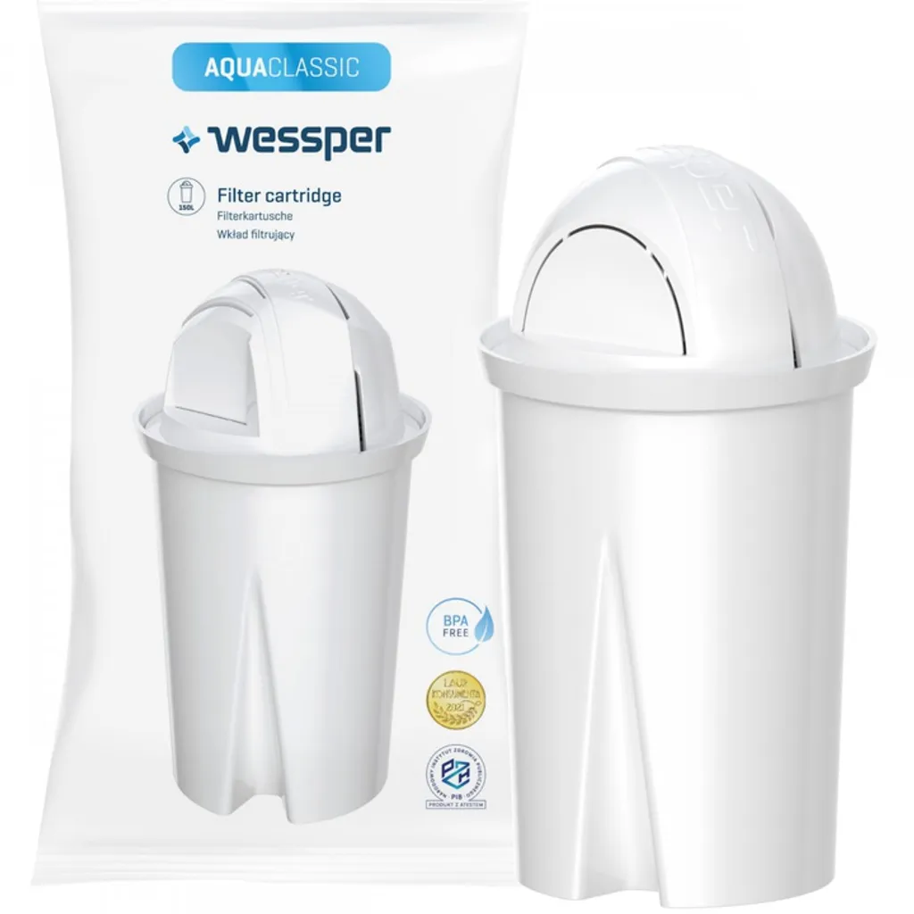 Wessper AquaClassic Basic Wasserfilter Krug 2.5L + 4x Kartusche / Wasserfilter - Farbe Schwarz 6 Wessper AquaClassic Basic Wasserfilter Krug 2.5L + 4x Kartusche / Wasserfilter - Farbe Schwarz – Bild 4