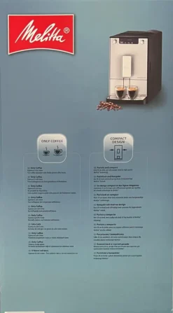 Melitta EspressoLine E950-213 Kaffeevollautomat, Silber/Schwarz 8 Melitta EspressoLine E950-213 Kaffeevollautomat, Silber/Schwarz -Haushaltswaren Store 1bbd6c61838d4511a27437701fa847de