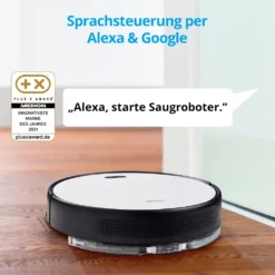 MEDION Saugroboter Mit Wischfunktion Und Intelligenter Navigation S30 SW (2.800 Pa, Alexa App Steuerung, Saugen Wischen Parallel, Regulierbare Wasserabgabe, Tierhaar Allergiker Optimiert) -Haushaltswaren Store 1bcdca79dbaa5bcfacdc65aeca0eba02