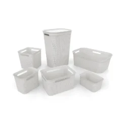 ROTHO Wäschesammler 50 L BRISEN, Farbe:Linnea Pink Ged. -Haushaltswaren Store 1cb1f71eed1a6878121dc325a92e642f