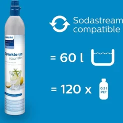 PHILIPS AQUA Soda Maker Wassersprudler + 425 G CO²-Zylinder + 1 PET-Flasche 1 Liter, Weiß 20 PHILIPS AQUA Soda Maker Wassersprudler + 425 G CO²-Zylinder + 1 PET-Flasche 1 Liter, Weiß -Haushaltswaren Store 1cb8266588f40367c2752fb2b522c594