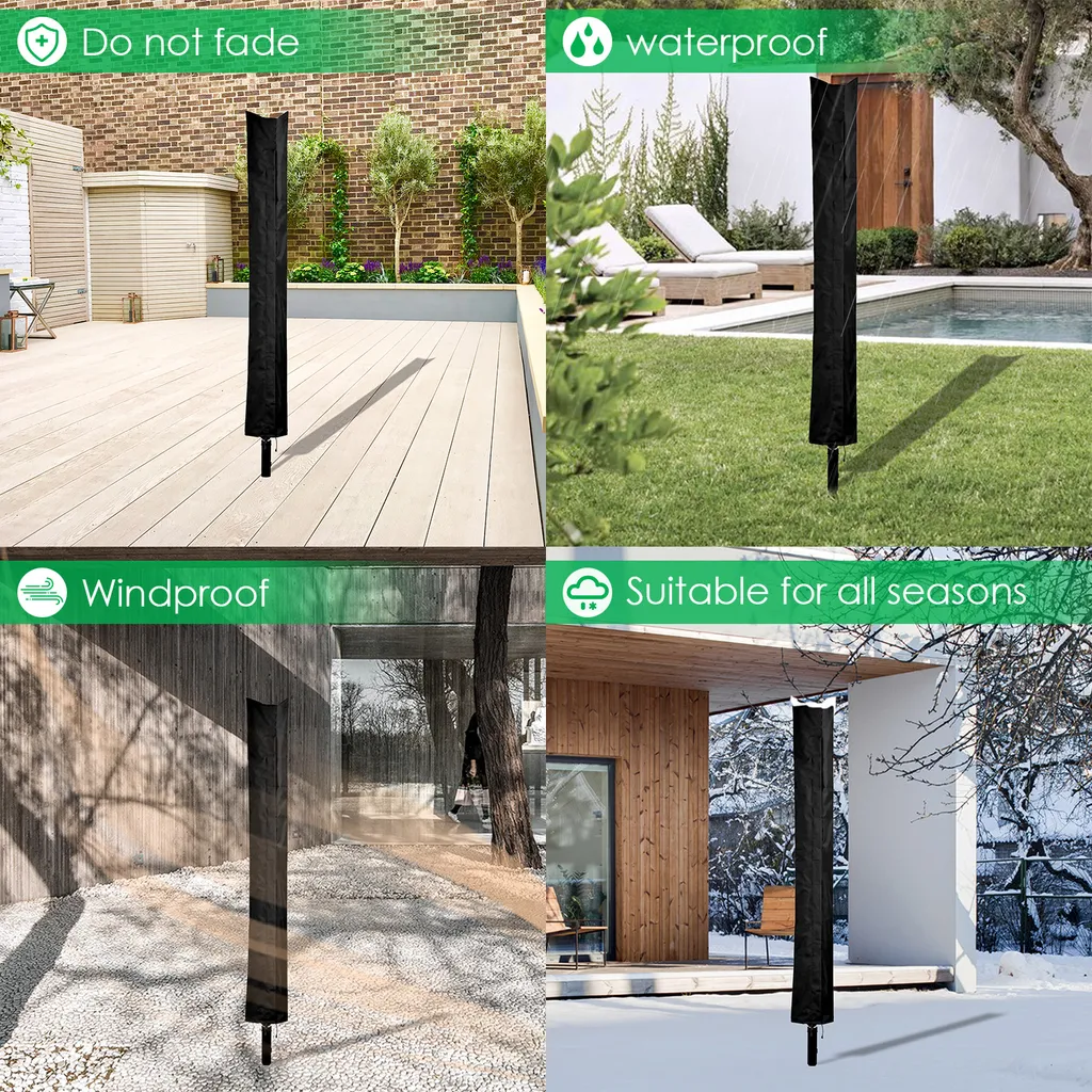 EINFEBEN Waeschespinne Wäschespinnen Schutzhuelle Waescheschirm Wasserdichte Wetterfest Stabilem Stoff Huelle Waeschespinne Fuer Waeschespinne Abdeckung Extrem Wasserabweisendes Und UV Schuetzendes Material(168 X 28cm) 6 EINFEBEN Waeschespinne Wäschespinnen Schutzhuelle Waescheschirm Wasserdichte Wetterfest Stabilem Stoff Huelle Waeschespinne Fuer Waeschespinne Abdeckung Extrem Wasserabweisendes Und UV Schuetzendes Material(168 X 28cm) – Bild 4