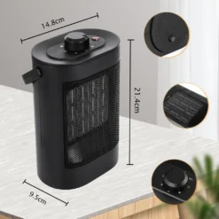 Speed Heizlüfter Energiesparend 1500W, Elektrisch Heizung Mit Drei Leistungsstufen, 120° Oszillation,Sicherheitsabschaltfunktion -Haushaltswaren Store 20540429db3a841047650c4df1e1636e