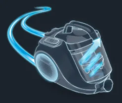 Rowenta Bodenstaubsauger Swift Power RO2933, 750 W, Zylinder-Vakuum, Beutellos, Zyklonal, 77 DB, Schwarz, Burgund -Haushaltswaren Store 207ac9ebd4b4684f29659c75ca3ee34e