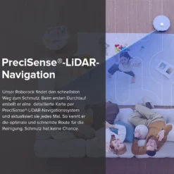 Roborock S8 Staubsauger Roboter Sonic Saugroboter 6000Pa DuoRoller-Bürste VibraRise Wischen 3D-Mapping 3D-Strukturiertes Licht LiDAR Kindersicherung APP Control (Weiß) -Haushaltswaren Store 2105d12458589ba35bd10349c81c2dbd
