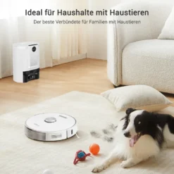 Ultenic T10 Saugroboter Mit Absaugstation, 3000Pa Saugroboter Mit Wischfunktion, Laser Navigation Saugroboter, Mehrstöckige Kartierung Staubsauger Roboter, Roboterstaubsauger Ideal Für Teppiche -Haushaltswaren Store 2109753dad47b112560196fa176841df