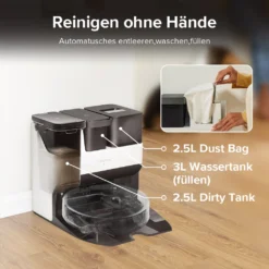 Roborock S7 Pro Ultra 5100Pa Staubsauger Roboter Mit Selbstwaschend/Selbstnachfüllend/Selbstentleerend/Selbstreinigend Dock,(Upgrade Von Roborock S7,VS S7 Maxv Ultra) -Haushaltswaren Store 21a7ba013ec8934b7848917ecf30d874