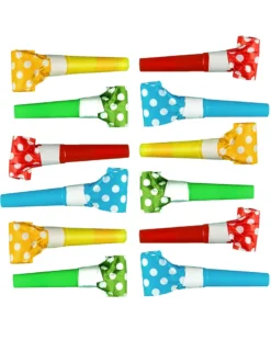 Elite Luftrüssel Tröten-Set Partyzubehör Bunt