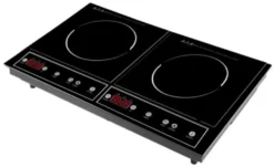 Topmatic DIP.4200.2 Doppel-Induktionskochfeld Induktion Kochplatten Herd 2000W+1400W Schwarz Reise Camping Kocher Herdplatte Kochfeld -Haushaltswaren Store 221e12a68e5619bc5b43ffb1241b7287