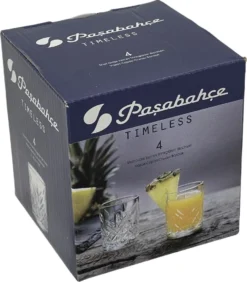Pasabahce 52780 Shot Glas Stamper Timeless In Crystal Design 4er-Set -Haushaltswaren Store 229e1f2ab5bc225e399670f50e2d6860