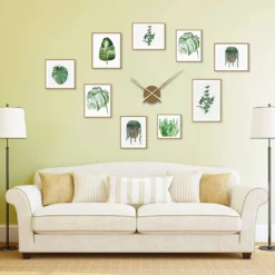 3D DIY Groß Zeiger Wanduhr Metall Für Wohnzimmer Büro Küchen Esszimmer Schlafzimmer, Durchmesser -Haushaltswaren Store 22f0445a8827639b743499e32619c4c8