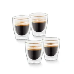 Tchibo 4er Espresso Gläser, Doppelwandig, Modernes Design, Heiß Und Kalt -Haushaltswaren Store 231bf2f96564f4b9afd1c6097675819c
