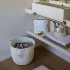 Curver Wäschekorb Knit Rund L 30L Cremeweiß -Haushaltswaren Store 2381164668564c99361356e1d28f2eaa