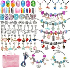 Malplay Perlen Für Schmuckherstelung "No. 120" Bastelset Schmuckset Zum Basteln Für Kreative Armbänder Für Kinder Ab 6 Jahren