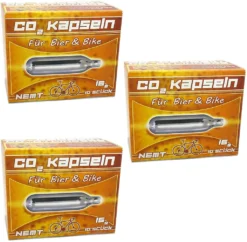 30 NEMT 16g Co2 Bierkapseln And Bikekapseln Für Alle Bierzapfanlagen Mit 16g Koh