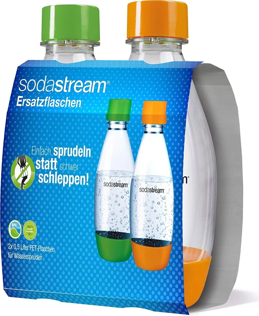 SodaStream SC PET Flasche Duopack Tropfenform 6 SodaStream SC PET Flasche Duopack Tropfenform – Bild 4