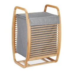 Relaxdays Bambus Wäschekorb Mit Deckel -Haushaltswaren Store 246abb22614f6c54c78bb616bac0efc0