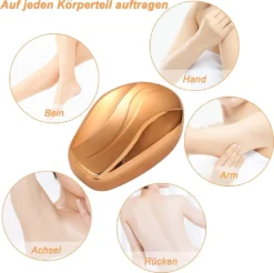 NEU Crystal Haarentferner, Nano Epilierer Für Damen Herren Wiederverwendbarer Magic Crystal Haarentferner Stein Für Körper Beine Arme Rücken Peeling -Haushaltswaren Store 246b035501ef1763eee41cc946417ca7