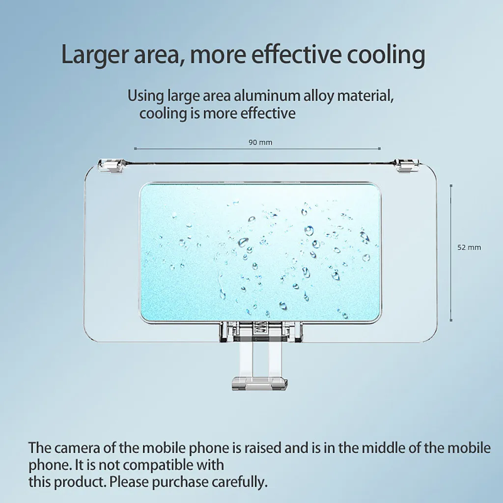 Universal Handy Wasserkühlung Kühler Gaming Phone Wasserkühler Einstellbarer Tragbarer Lüfterhalter 7 Universal Handy Wasserkühlung Kühler Gaming Phone Wasserkühler Einstellbarer Tragbarer Lüfterhalter – Bild 5