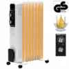 Flexot® Ölradiator 600W / 900W / 1500W - 3 Powerstufen 7 Rippen Elektroheizung Heizung Heizer Heater Radiator Überhitzungsschutz Thermostat Kabelaufwicklung Heizgerät Radiator -Haushaltswaren Store 24a6fc8fee86cd95f3dcb59d9b0f812c