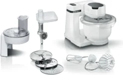 Bosch Küchenmaschine, MUM Serie 2, 700 W, Weiß MUMS2AW21 -Haushaltswaren Store 24aa9e6203038832034cc66aff2b9c96
