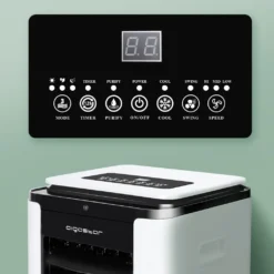 Aigostar Air Cooler, 3-in-1 Mobiles Klimagerät Ohne Abluftschlauch Mit Wasserkühlung, Luftkühler Mit Verdunstungskühlung, Ventilator, Luftbefeuchter, 7L Wassertank, Fernbedienung, 12Std Timer, 75W 14 Aigostar Air Cooler, 3-in-1 Mobiles Klimagerät Ohne Abluftschlauch Mit Wasserkühlung, Luftkühler Mit Verdunstungskühlung, Ventilator, Luftbefeuchter, 7L Wassertank, Fernbedienung, 12Std Timer, 75W -Haushaltswaren Store 24ac3761772b986dc1312c8e2d0ae381