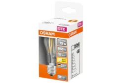 Osram LED Filament Leuchtmittel Retrofit Birnenform 8W = 75W E27 Klar Warmweiß 2700K FS -Haushaltswaren Store 2550043daaf609aff1272495b378ed34