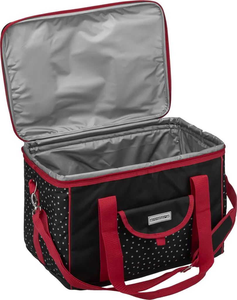 Riesige Kühltasche Picknicktasche XL Schwarz Weiß - Snövit - Schwarz 4 Riesige Kühltasche Picknicktasche XL Schwarz Weiß - Snövit - Schwarz – Bild 2