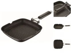 Bergner Europe Bratpfanne Mit Klappgriff BGEU-1101 -Haushaltswaren Store 265c54f54c524907dac09ca0087677a3