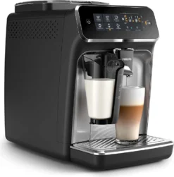 Philips Kaffeevollautomat 3200 Series, 5 Kaffeespezialitäten, LatteGo Milchsystem, Touchdisplay, Schwarz (EP3246/70) -Haushaltswaren Store 2672292f5274cb3e83307f953f254477
