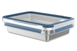 Emsa Frischhaltedose CLIP & CLOSE STEEL 1,2 Liter Blau -Haushaltswaren Store 269517f12ed9052c0b0750ffb0695791
