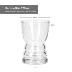 6tlgSet Barista-Gläser Espresso Tee Kaffee 120ml Glas Theke Mini-Bar Servier-Geschirr Tafel Gastro 7 6tlgSet Barista-Gläser Espresso Tee Kaffee 120ml Glas Theke Mini-Bar Servier-Geschirr Tafel Gastro -Haushaltswaren Store 26f093f43d8f5d23a730b09824a9f6d4