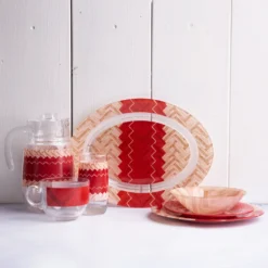 Luminarc Tafelservice Tafelset Glasgeschirr Hartglas Bunt 6 Personen 46 Tlg. -Haushaltswaren Store 273f68ee1e4df83e7e3865dd113d591a