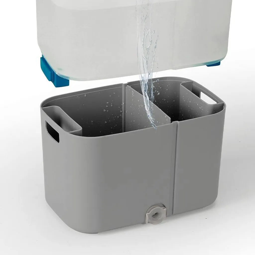 LIVINGTON Everclean Mop Mit Frischwasserpumpe | Bodenwischer Set Mit 2 Mikrofaserpads Und Eimer | Geeignet Für Alle Arten Von Böden Und Oberflächen | Das Original Aus Dem TV 6 LIVINGTON Everclean Mop Mit Frischwasserpumpe | Bodenwischer Set Mit 2 Mikrofaserpads Und Eimer | Geeignet Für Alle Arten Von Böden Und Oberflächen | Das Original Aus Dem TV – Bild 4