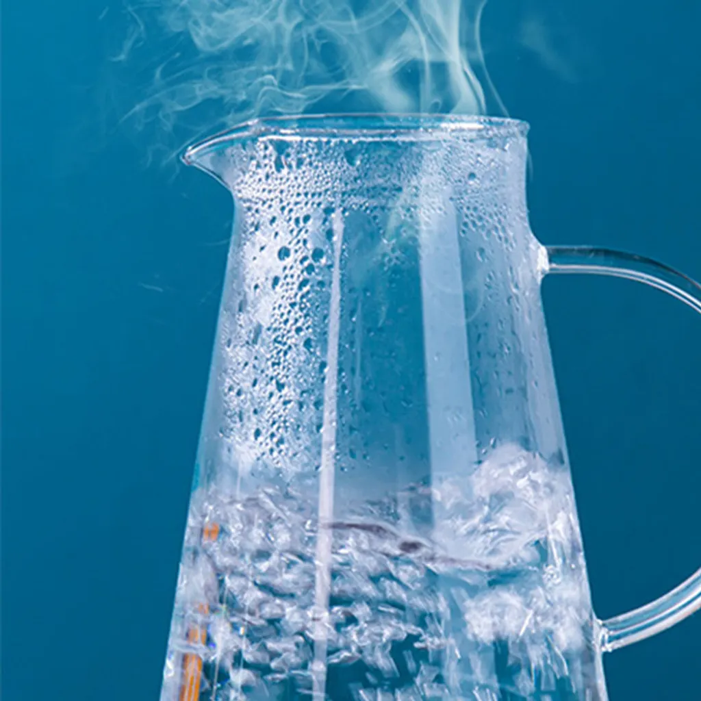 Glaskrug 2 Liter Karaffe Trinkflasche Aus Borosilikatglas Mit Deckel 5 Glaskrug 2 Liter Karaffe Trinkflasche Aus Borosilikatglas Mit Deckel – Bild 3