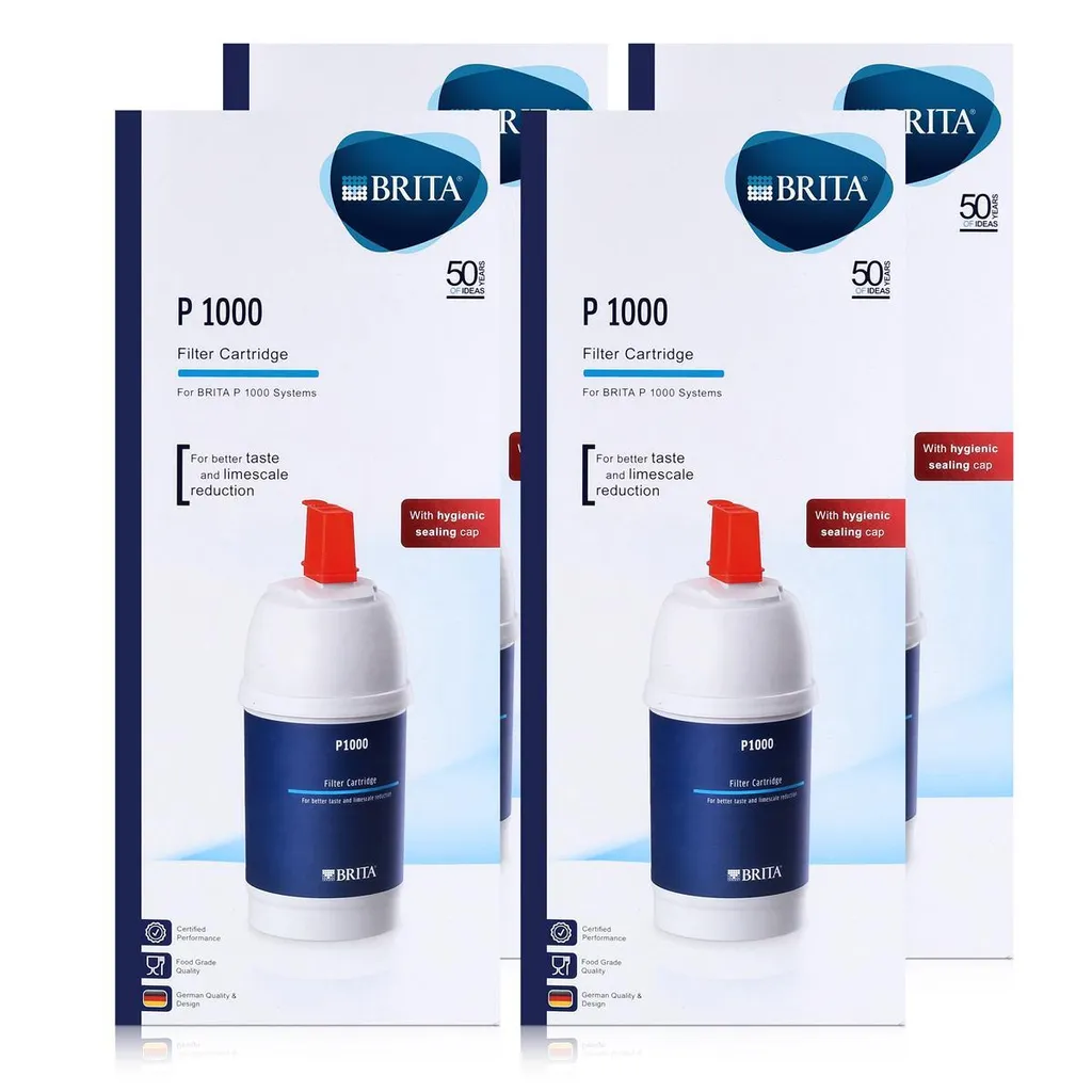 BRITA Filterkartusche P1000 – Schützt Haushaltsgeräte Vor Verkalkung (4er Pack) 3 BRITA Filterkartusche P1000 – Schützt Haushaltsgeräte Vor Verkalkung (4er Pack)