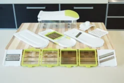 Dicer Express - Multifunktionales Gemüse- Und Obstschneider, 15 Teiliges Set Mit Fingerschutz, Alles-Schneider- Original Aus Der TV Werbung 14 Dicer Express - Multifunktionales Gemüse- Und Obstschneider, 15 Teiliges Set Mit Fingerschutz, Alles-Schneider- Original Aus Der TV Werbung -Haushaltswaren Store 29deb5d14305772ac4420fb08aeb4fc9