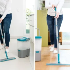 LIVINGTON Everclean Mop Mit Frischwasserpumpe | Bodenwischer Set Mit 2 Mikrofaserpads Und Eimer | Geeignet Für Alle Arten Von Böden Und Oberflächen | Das Original Aus Dem TV 17 LIVINGTON Everclean Mop Mit Frischwasserpumpe | Bodenwischer Set Mit 2 Mikrofaserpads Und Eimer | Geeignet Für Alle Arten Von Böden Und Oberflächen | Das Original Aus Dem TV -Haushaltswaren Store 2a038f4dcbe51f048d29437492724dee