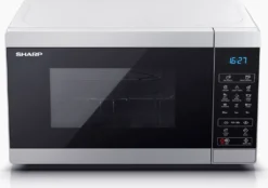 SHARP Mikrowelle Mit Grillfunktion 1000 Watt 20 Liter 11 Leistungsstufen YC-MG02ES -Haushaltswaren Store 2af40e3c624463b7a3c227fb34f61286