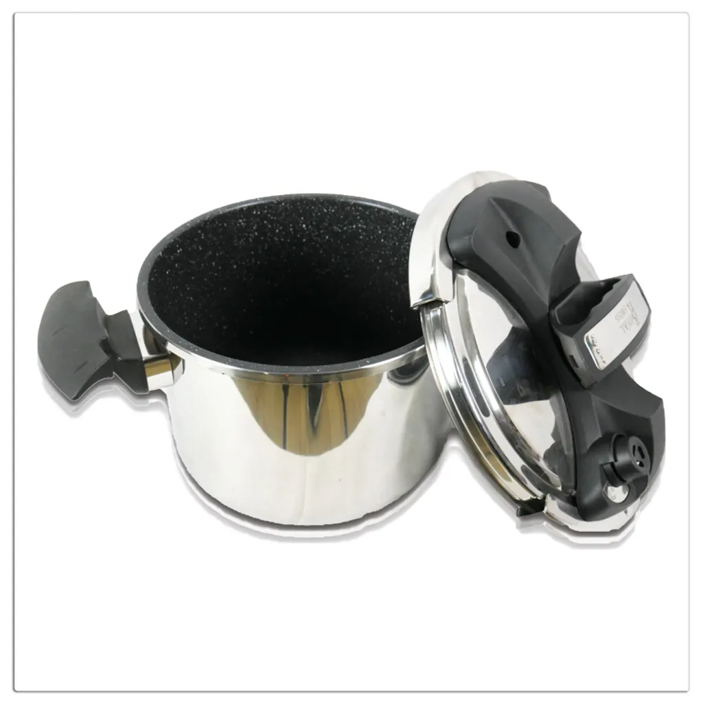 Induktion Schnellkochtopf 6 L Koch Topf Kochtopf Dampfkochtopf EDELSTAHL 6 Induktion Schnellkochtopf 6 L Koch Topf Kochtopf Dampfkochtopf EDELSTAHL – Bild 4